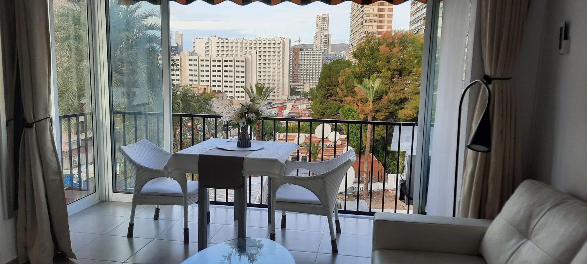 Appartamento Happy Loix Wifi Aa Garage Pool Benidorm Esterno foto